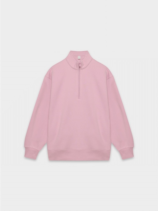 Aritzia Sweaters - Aritzia Women's Light Pink Half-Zip Sweater